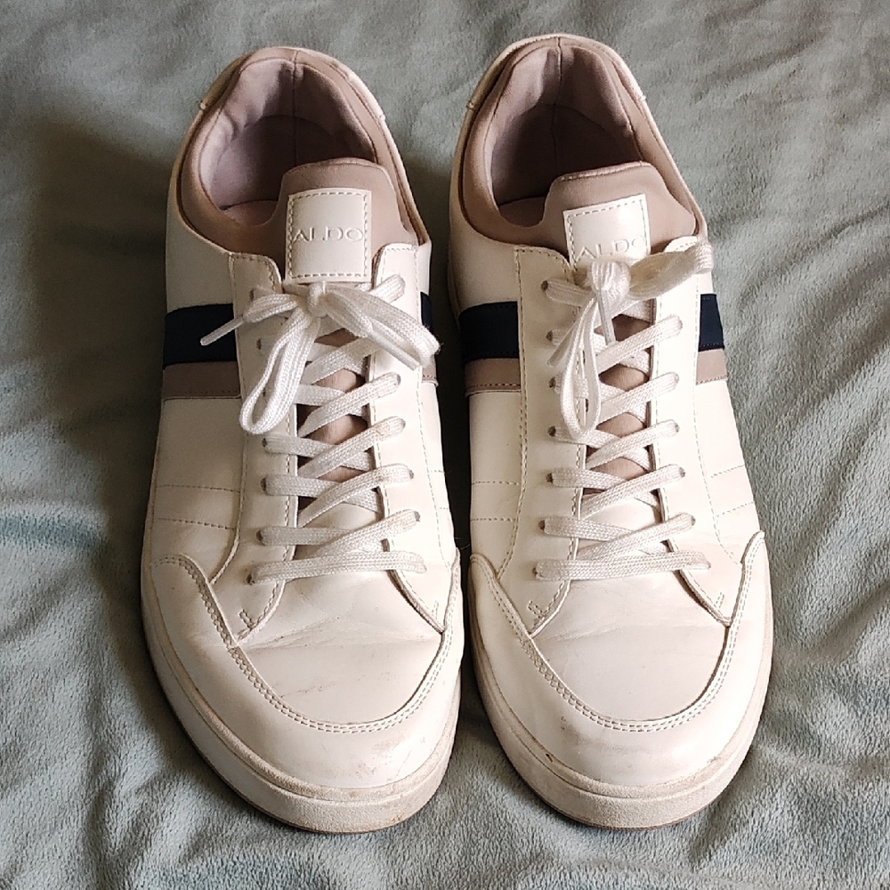 Aldo Men's White Sneakers